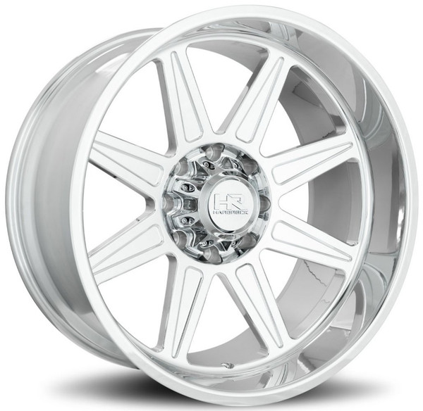 24x12 Hardrock Off-Road H906 Polished (Concave Forged) (* May Require Trimming) 5x5.5/139.7 -51mm