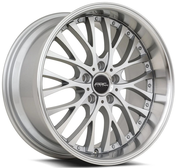 18x8 ARC AR6 Silver Machined 5x4.5/114.3 30mm
