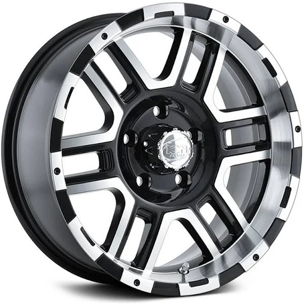17x9 ION Alloy 179 Satin Black w/ Machined Face & Lip 8x6.5/165 0mm