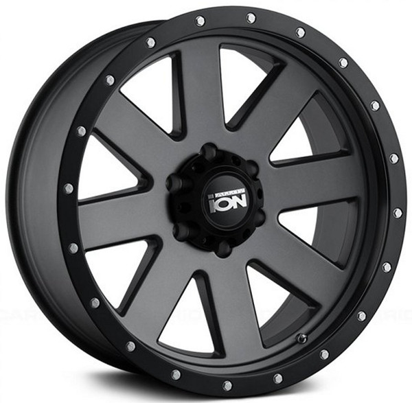 18x10 ION Alloy 134 Matte Gunmetal  5x5/127 -19mm