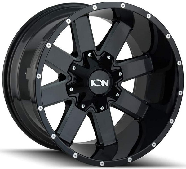 17x9 ION Alloy 141 Satin Black 6x135 6x5.5/139.7 13mm
