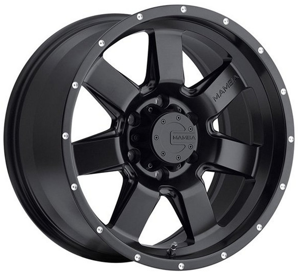 18x9 Mamba Off-Road M14 Matte Black w/ Drilled Holes 6x5.5/139.7 -12mm