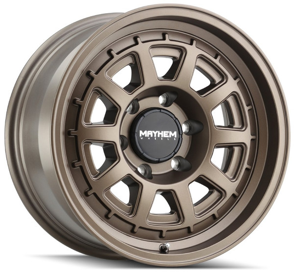 18x9 Mayhem Voyager 8303MZ Matte Bronze (Flow Formed) 8x6.5/165 0mm