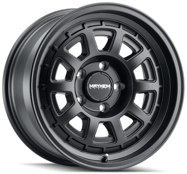 17x8.5 Mayhem Voyager 8303MB Matte Black (Flow Formed) 6x135 0mm