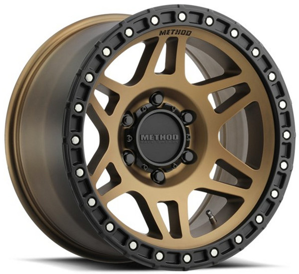 17x8.5 Method Race MR312 Bronze w/ Matte Black Street Lock Lip 5x5/127 0mm