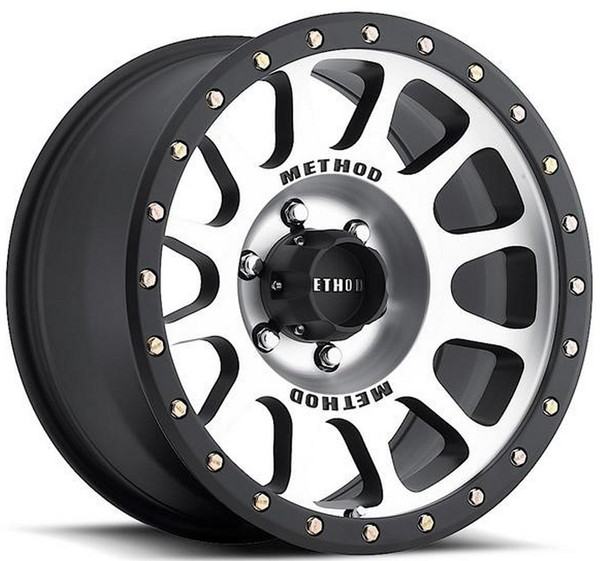 18x9 Method Race MR305 NV Matte Black w/ Machined Face & Street Lock Lip 6x5.5/139.7 18mm