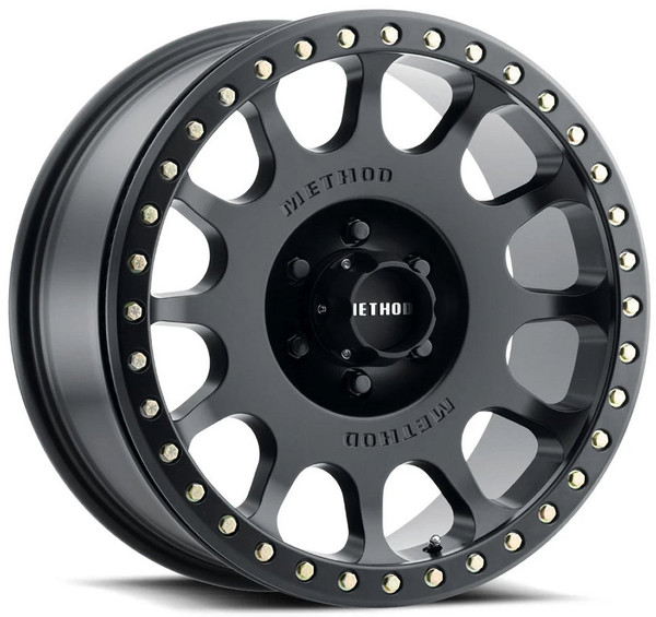 17x8.5 Method Race MR105 Beadlock Matte Black 6x5.5/139.7 0mm