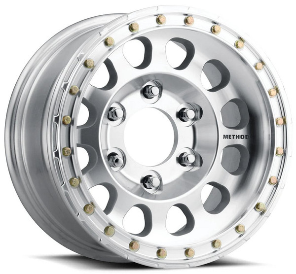 17x9 Method Race MR103 Beadlock Raw Machined 8x170 -12mm