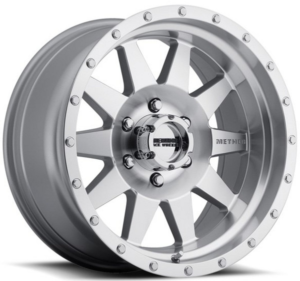 18x9 Method Race MR301 The Standard Machined w/ Clear Coat 8x6.5/165 18mm
