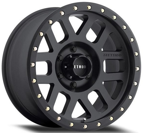 (Clearance - No Returns) 18x9 Method Race MR309 Grid Matte Black 6x5.5/139.7 18mm
