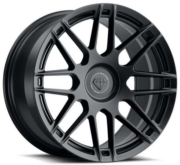 20x11 Blaque Diamond BD-F12 Satin Black (Deep Concave) (Flow Forged) (CUSTOM)
