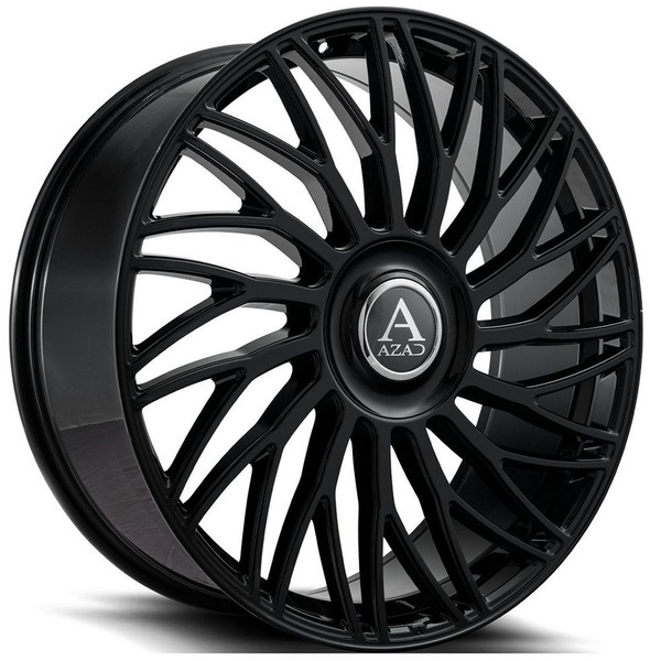26x10 AZAD AZ717 Gloss Black 6x135 6x5.5/139.7 25mm