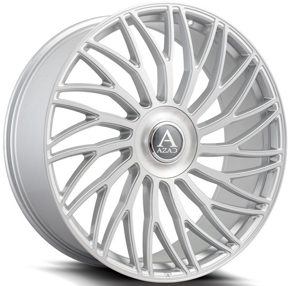 22x10.5 AZAD AZ717 Brushed Silver 5x112 5x4.5/114.3 40mm