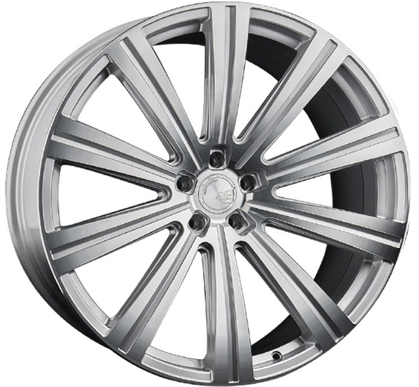 22x9 Avant Garde Vanguard Silver Machined (Flow Formed) (CUSTOM)