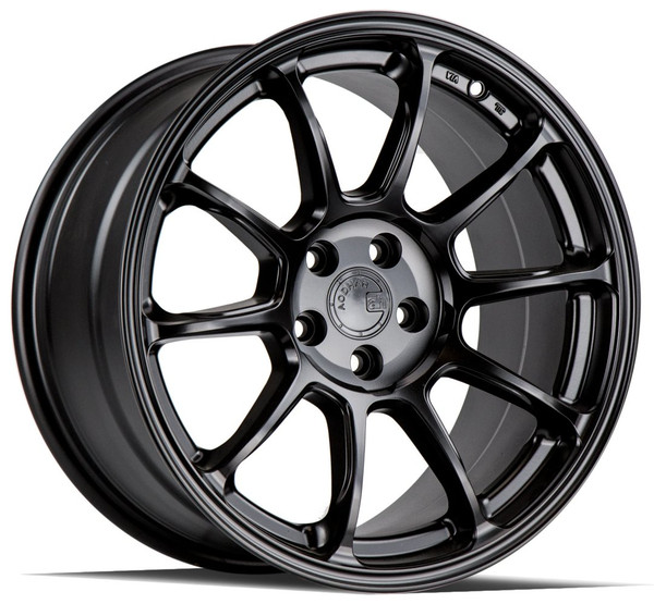 18x9 Aodhan AH06 Matte Black 5x4.5/114.3 30mm