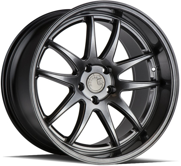 18x9.5 Aodhan DS02 Hyper Black 5x4.5/114.3 22mm