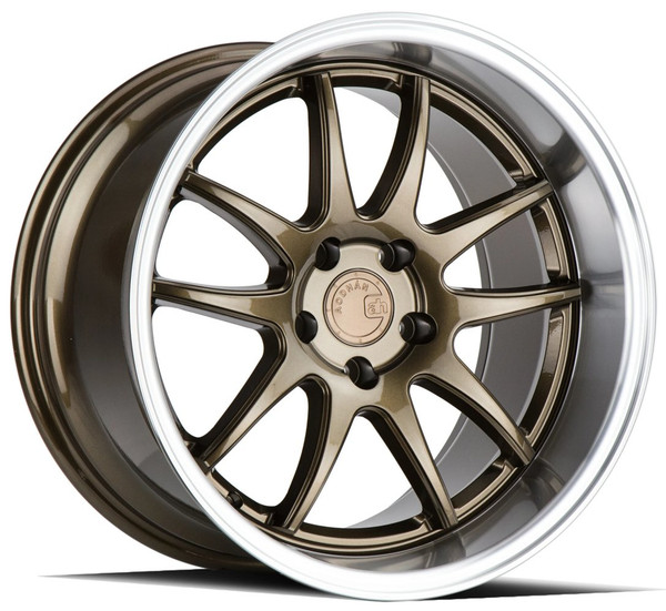 19x11 Aodhan DS02 Bronze w/ Machined Lip 5x4.5/114.3 15mm