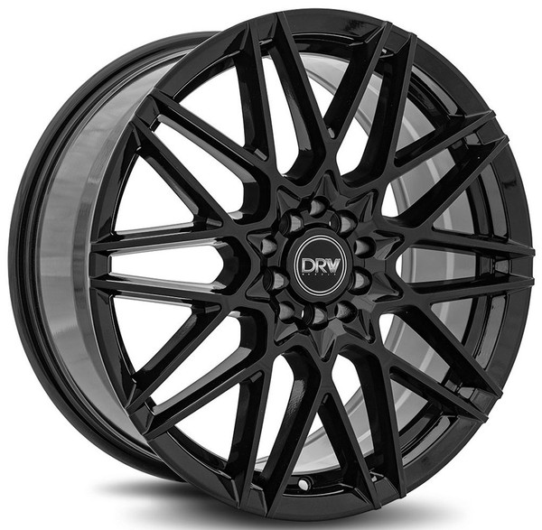 17x7 DRW D17 Gloss Black 4x100 4x4.5/114.3 40mm
