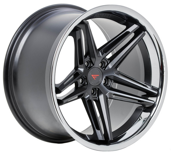 19x9.5 Ferrada CM1 Matte Black w/ Chrome Lip 5x120 20mm (CUSTOM)