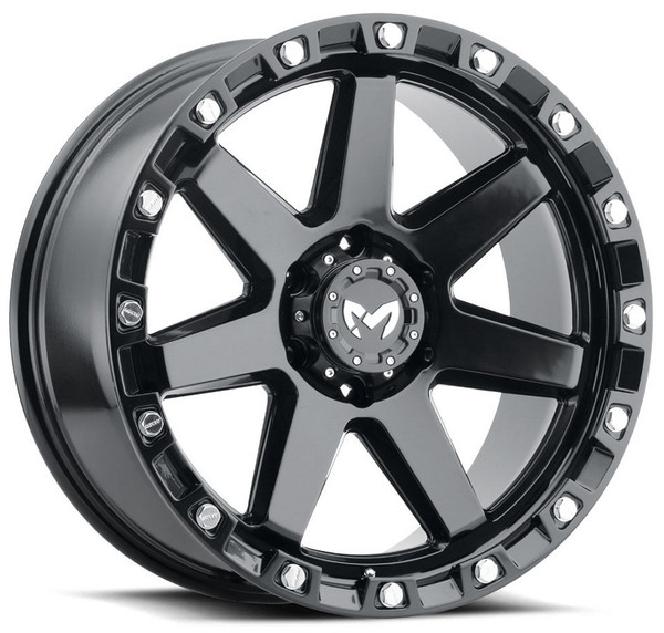 (Clearance - No Returns) 17x8.5 MKW Off-Road M203 Satin Black 5x5/127 0mm