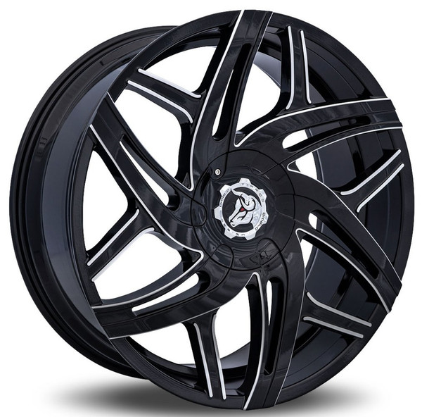 24x10 Diablo Hurricane Gloss Black Milled (CUSTOM 2-3 weeks)-1699811621