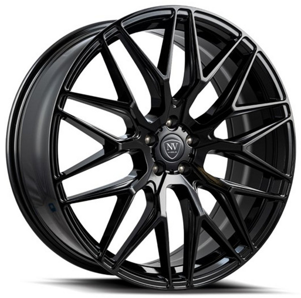 22x9 NV NV1 Gloss Black 5x120 30mm