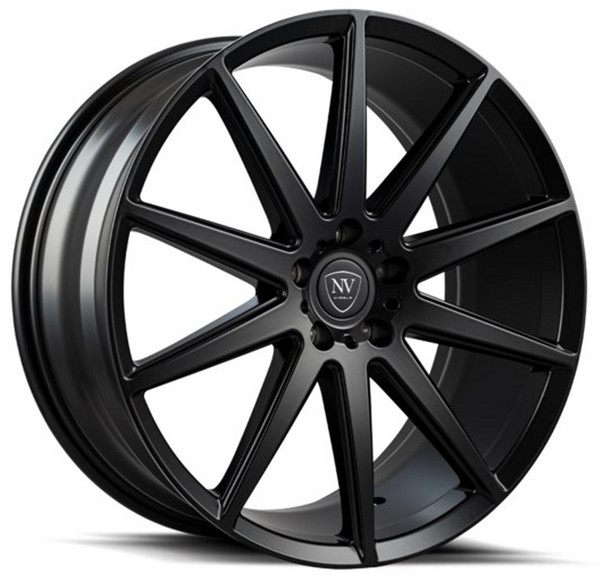 20x8.5 NV NVX Matte Black 5x112 35mm