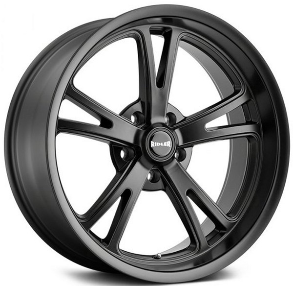 22x10.5 Ridler 606 Matte Black 5x120 40mm