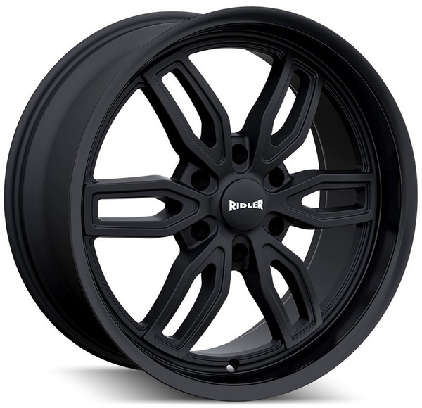 20x9 Ridler 609 Matte Black 6x135 30mm
