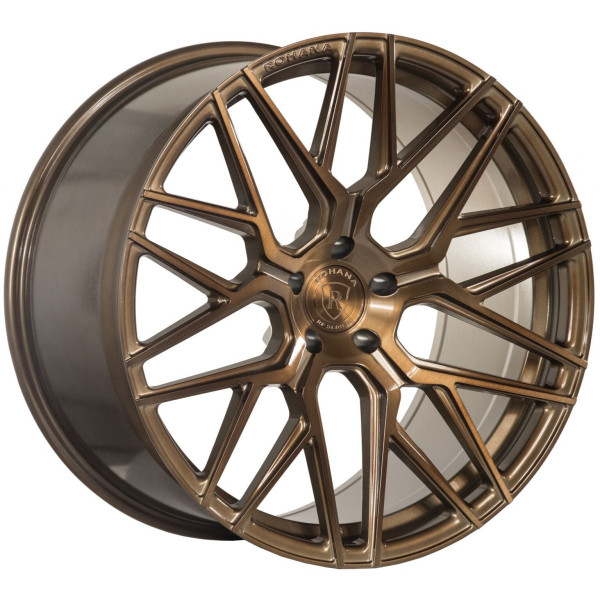 (Special Pricing) 20x11 Rohana RFX10 Brushed Bronze (Cross Forged) 5x112 35mm