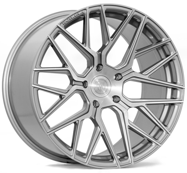 (Special Pricing) 19x9.5 Rohana RFX10 Brushed Titanium (Cross Forged) 5x112 35mm