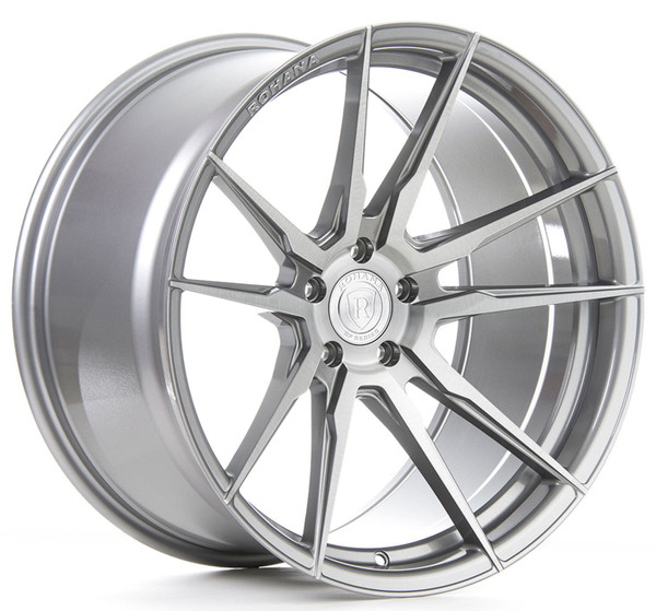 (Special Pricing) 20x10 Rohana RFX2 Brushed Titanium (Cross Forged) 5x112 33mm