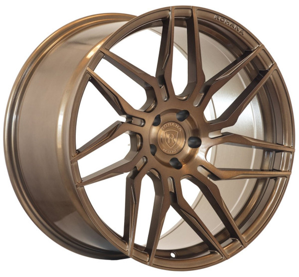 (Special Pricing) 21x11.5 Rohana RFX7 Brushed Bronze (True Directional) (Cross Forged) (Left) 5x112 30mm