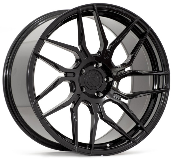 (Special Pricing) 20x11 Rohana RFX7 Gloss Black (True Directional) (Cross Forged) (Left) 5x112 30mm