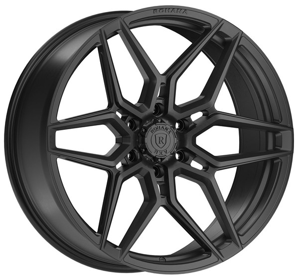 (End of Year Sale) 22x9.5 Rohana RFV2 Matte Black (Cross Forged) 6x5.5/139.7 0mm