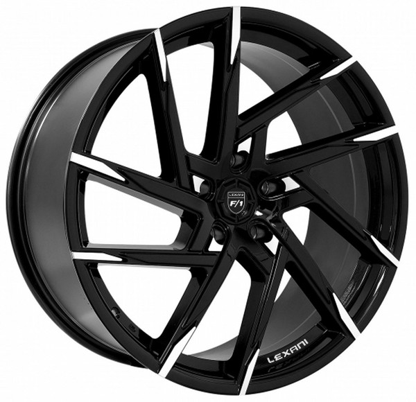24x10 Lexani Senna Gloss Black Machined Tip (CUSTOM)