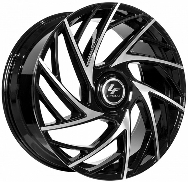 26x10 Lexani Mugello XL Gloss Black Machined (CUSTOM)
