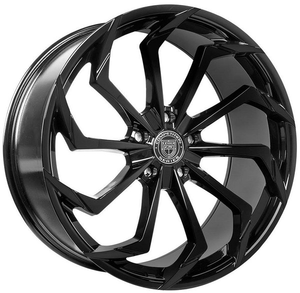 20x8.5 Lexani Static Gloss Black (CUSTOM)