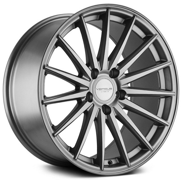 18x8.5 Versus VS74 Matte Gunmetal 5x112 35mm