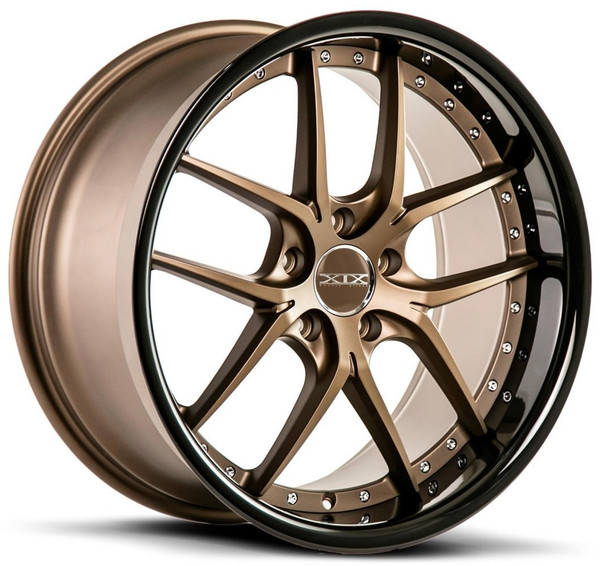 20x10 XIX X61 Matte Bronze w/ Black Lip 5x4.5/114.3 40mm
