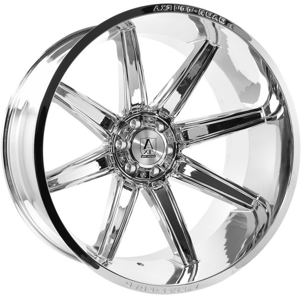22x12 AXE Offroad Artemis Chrome (* May Require Trimming)  8x170 -44mm