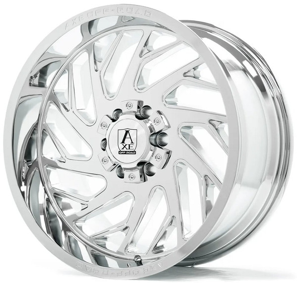 (Clearance - No Returns) 20x10 AXE Offroad Zeus Chrome 6x135 6x5.5/139.7 -19mm