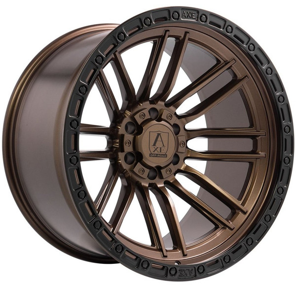 20x10 AXE Offroad Icarus Bronze w/ Black Lip 8x180 -19mm