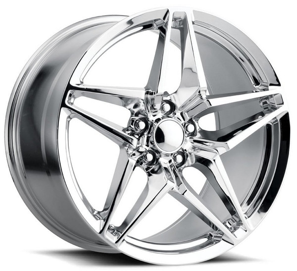 20x12 Corvette C7 ZR1 Replica Wheel Chrome FR29 5x4.75/120.7 59mm