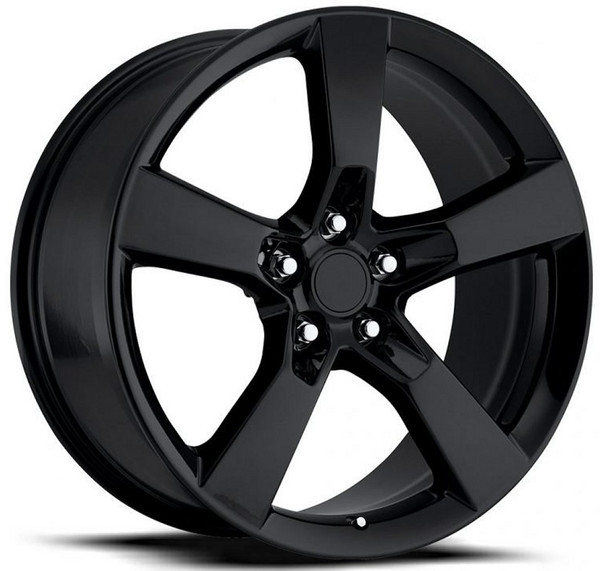 20x9 Camaro SS Replica Wheel Gloss Black FR30 5x120 40mm