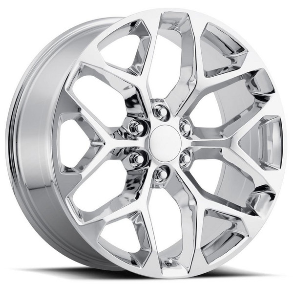 26x10 Chevrolet Truck Snowflake Replica Wheel Chrome FR59 6x5.5/139.7 24mm  (While Supplies Lasts)