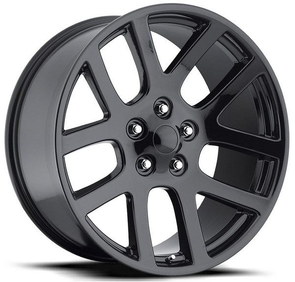 24x10 Dodge Ram SRT10 Replica Wheel Gloss Black FR60 5x5.5/139.7 25mm