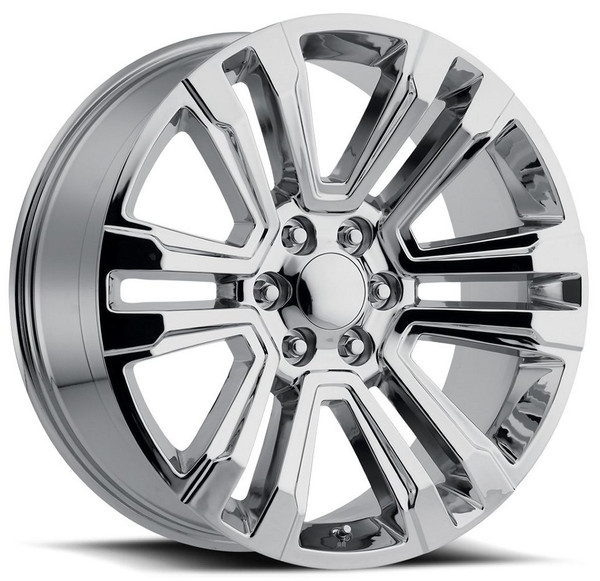 24x10 Cadillac Escalade Truck Replica Wheel Chrome FR72 6x5.5/139.7 30mm  (While Supplies Lasts)