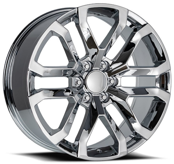 22x9 GMC 2019 Denali Replica Wheel Chrome FR95 6x5.5/139.7 24mm 