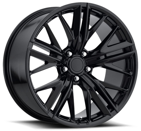 20x9 Camaro ZL1 Replica Wheel Gloss Black FR28 5x120 25mm